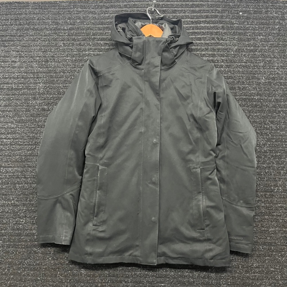 Patagonia Tres 3-in-1 Parka Womens Small Black Down Insulated Jacket 28191 FA11